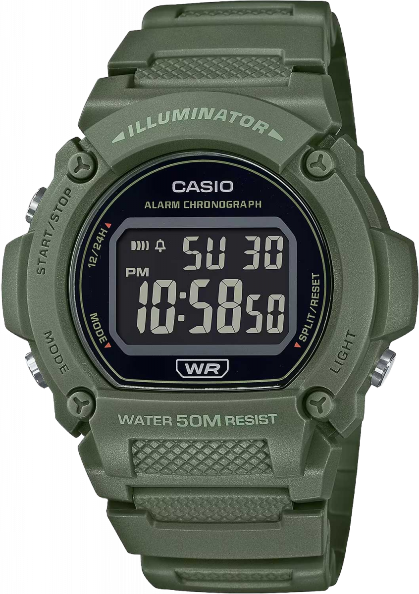 купить часы наручные часы casio collection w-219hc-3b с бесплатной доставкой | Купите часы КАСИО в интернет-магазине дилера CASIO.BAZA
