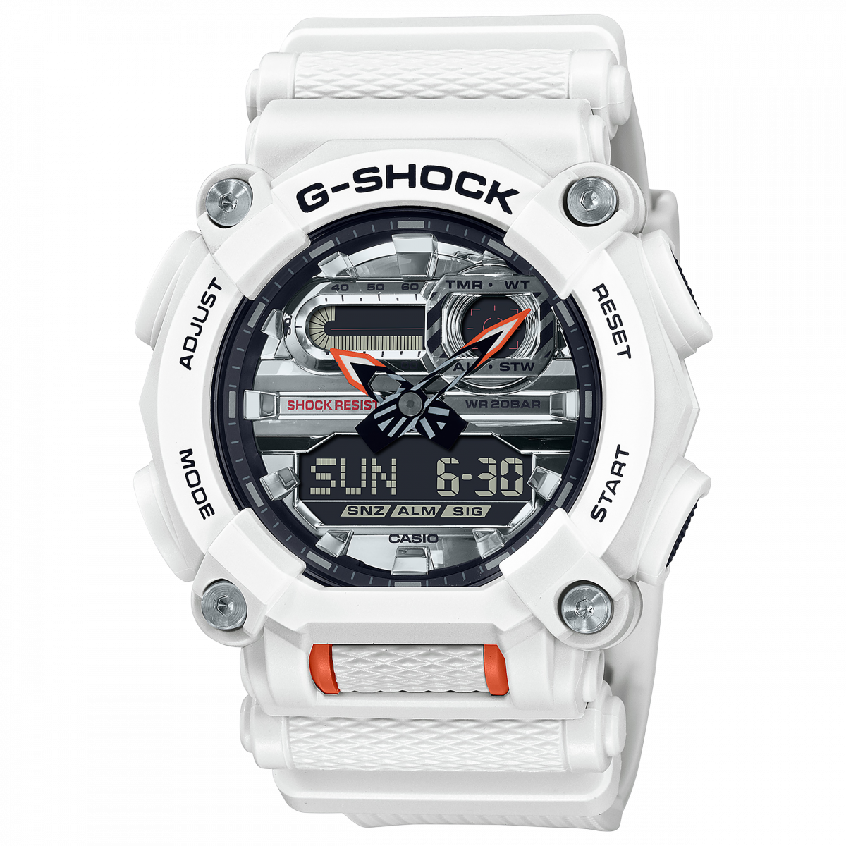 купить часы наручные часы casio g-shock ga-900as-7a с бесплатной доставкой | Купите часы КАСИО в интернет-магазине дилера CASIO.BAZA